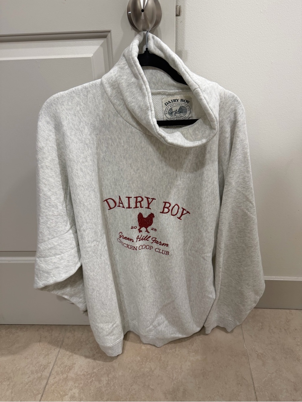 Dairy Boy XL/XXL Arizona Green Hill Farm Chicken Coop Club Mockneck. ⚡️💕